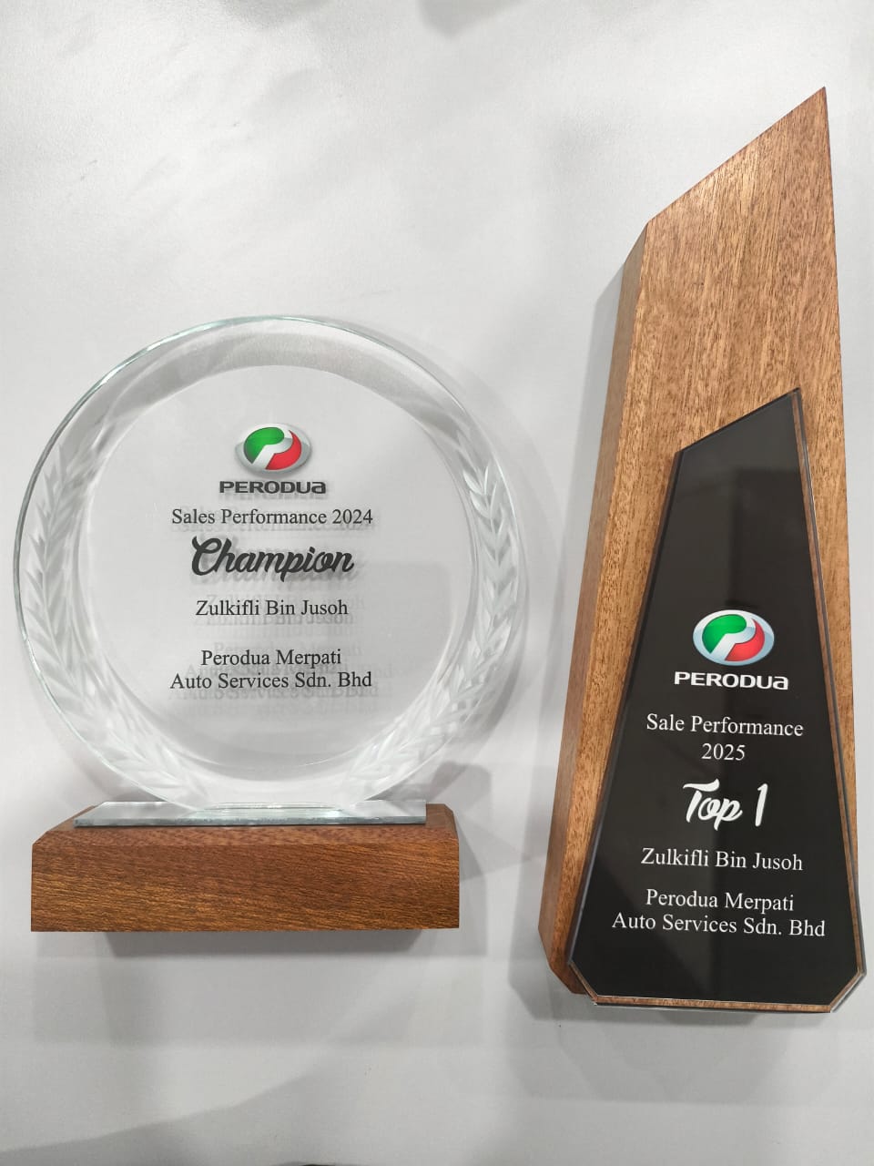 Anugerah Sales Performance Champion 2024 dan Top 1 2025 milik Zulkifli